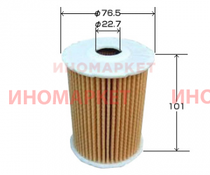 Фильтр масляный VIC O206