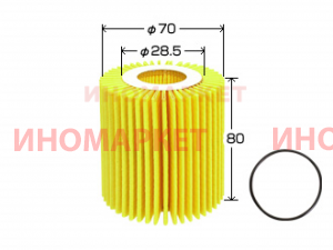 Фильтр масляный VIC O115