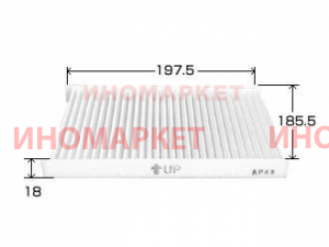 Фильтр салона VIC AC935E