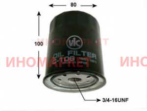 Фильтр масляный VIC C106